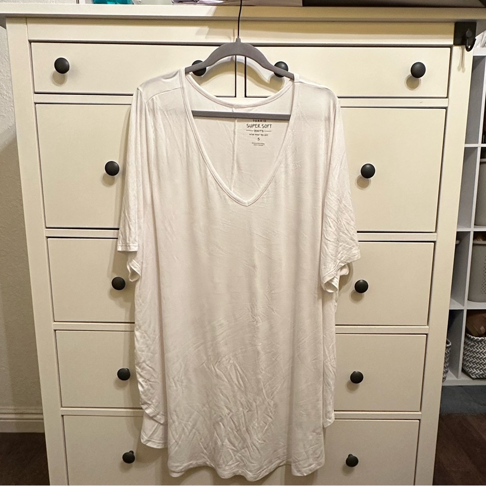 Torrid Super Soft V neck Tee